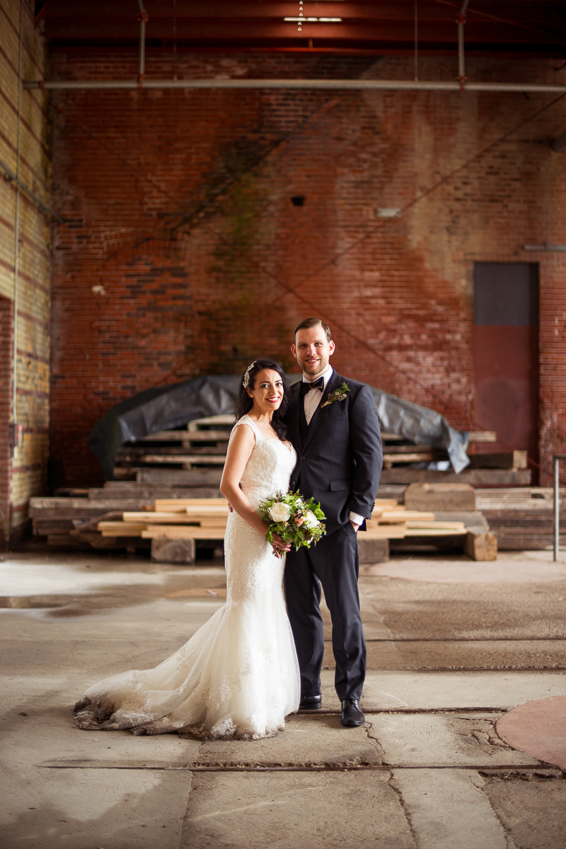 Annie and Edward's Toronto Wedding at Big Crow BBQ and Evergreen Brick Works